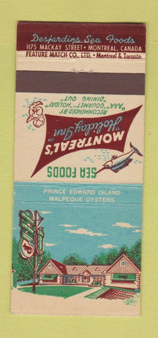 Matchbook Cover - Holiday Inn Montreal QC 21 Strike Feature