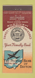 Matchbook Cover - Peoples Bank of Dayton OH 21 Strike Feature