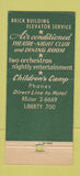 Matchbook Cover - Young Gap Liberty NY skiing golf girlie 21 Strike Feature