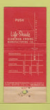 Matchbook Cover - Life Shade Awning Paramount CA 21 Strike Feature