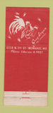 Matchbook Cover - Greg Logan Bar Milwaukee WI 21 Strike Feature