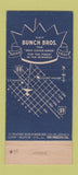 Matchbook Cover - Bnunch Bros Auto Upholstery Modesto CA 21 Strike Feature