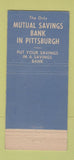 Matchbook Cover - Dollar Savings Bank Pittsburgh PA 21 Strike Feature