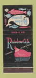 Matchbook Cover - Rainbow Lounge Cafe Kelso WA 21 Strike Feature