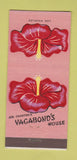 Matchbook Cover - Joe Chastek's Vagabond House Los Angeles CA 21 Strike Feature