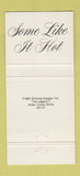 Matchbook Cover - Marilyn Monroe Some Like it Hot 30 Strike