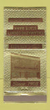 Matchbook Cover - Kalamazoo County State Bank Schoolcraft MI 30 Strike