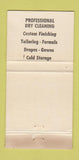 Matchbook Cover - Northfield Cleaners Tailors Detroit MI WEAR 30 Strike