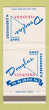 Matchbook Cover - Douglas Cleaners Birmingham MI Bloomfield Hills 30 Strike