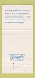 Matchbook Cover - Consumers Power Nuclear Big Rock Point MI 30 Strike