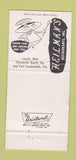 Matchbook Cover - Heilman's Clearwater Beach Fort Lauderdale FL WEAR 30 Strike