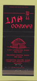 Matchbook Cover - Bamboo Hut East Lexington MA Belmont Center 30 Strike