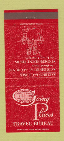 Matchbook Cover - Going Places Travel Agency Birmingham AL 30 Strike
