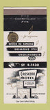 Matchbook Cover - Crescent Motel Jackson MI 30 Strike