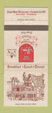 Matchbook Cover - Sugar Bowl Restaurant Gaylord MI 30 Strike