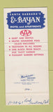 Matchbook Cover - El Bayan Motel Santa Barbara CA 30 Strike