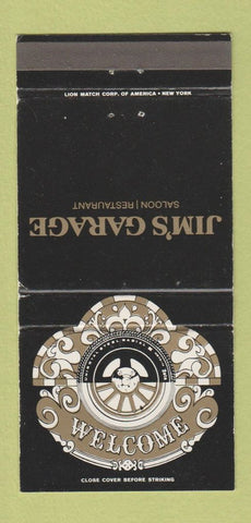 Matchbook Cover - Jim's Garage Restaurant Detroit MI 30 Strike