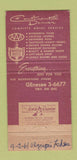 Matchbook Cover - Continental Denver Colorado WORN 30 Strike