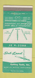 Matchbook Cover - Sub Land Cutting Tools Warren MI 30 Strike