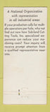 Matchbook Cover - Sub Land Cutting Tools Warren MI 30 Strike