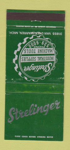 Matchbook Cover - Strelinger Industrial Supply Warren MI WEAR 30 Strike