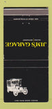 Matchbook Cover - Jim's Garage Restaurant Detroit MI WEAR 30 Strike