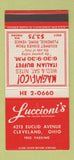 Matchbook Cover - Luccioni's Italian Restaurant Cleveland OH 30 Strike
