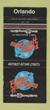 Matchbook Cover - Planet Hollywood Orlando FL Disney World WEAR 30 Strike
