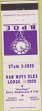 Matchbook Cover - Matchbook Cover Elks Club Van Nuys CA