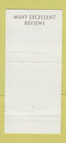 Matchbook Cover - Penang Malaysian Restaurant New York City 30 Strike