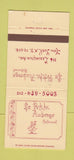 Matchbook Cover - La Petite Auberge Restaurant New York City 30 Strike