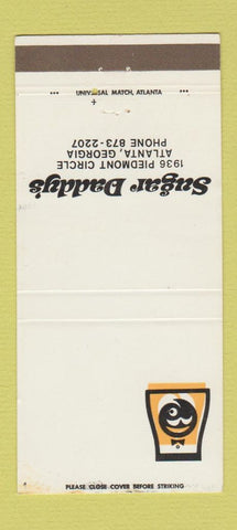 Matchbook Cover - Sugar Daddy's Atlanta GA 30 Strike