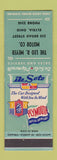 Matchbook Cover - DeSoto Plymouth Leo Meyer Elyria OH low phone #