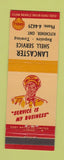 Matchbook Cover - Lancaster Shell oil gas Kitchener ON