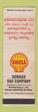 Matchbook Cover - Shell oil gas Wytheville VA