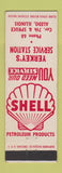 Matchbook Cover - Yerkey's Shell oil gas Aledo IL low phone #