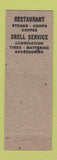 Matchbook Cover - King's One Stop Shell oil gas Greenfield IN