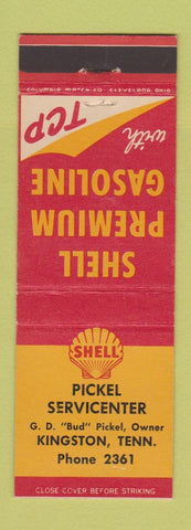Matchbook Cover - Pickel Shell oil gas Kingston TN