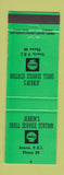 Matchbook Cover - Jenkin's Shell oil gas Souris PEI PE