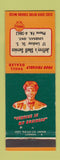 Matchbook Cover - Jeffrey's Shell oil gas Lindsay ON WEAR