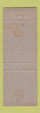 Matchbook Cover - Rowell's Shell oil gas Lancaster SC low phone #