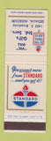 Matchbook Cover - Standard oil gas Vic Gill Sedalia MO