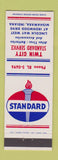 Matchbook Cover - Standard oil gas Twin City Mishawaka IN