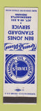 Matchbook Cover - Ben Jones Standard oil gas Greencastle IN