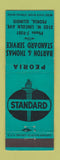 Matchbook Cover - Standard oil gas Barton Thomas Peoria IL