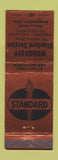 Matchbook Cover - Woodruff Standard oil gas Woodruff WI