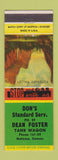 Matchbook Cover - Don's Standard oil gas Natoma KS