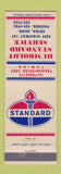 Matchbook Cover - Humboldt Standard oil gas Edina MN