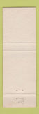 Matchbook Cover - Humboldt Standard oil gas Edina MN