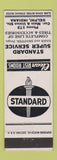 Matchbook Cover - Standard oil gas Delphi IN low phone #